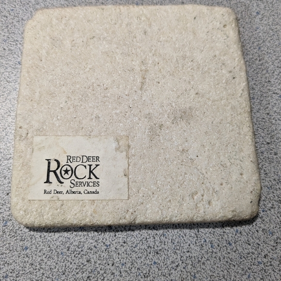 Red Deer Rock Services Ceramic stone texture tile with quote - Picture 2 of 6